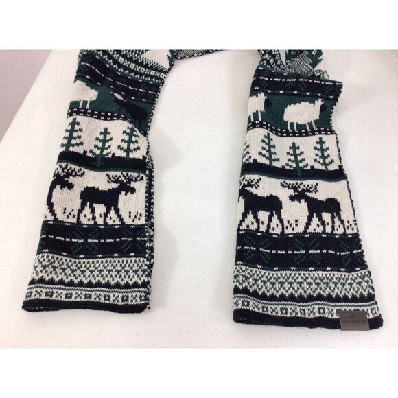 Woolrich Nordic Winter Scarf Animal Print - Picture 6 of 9